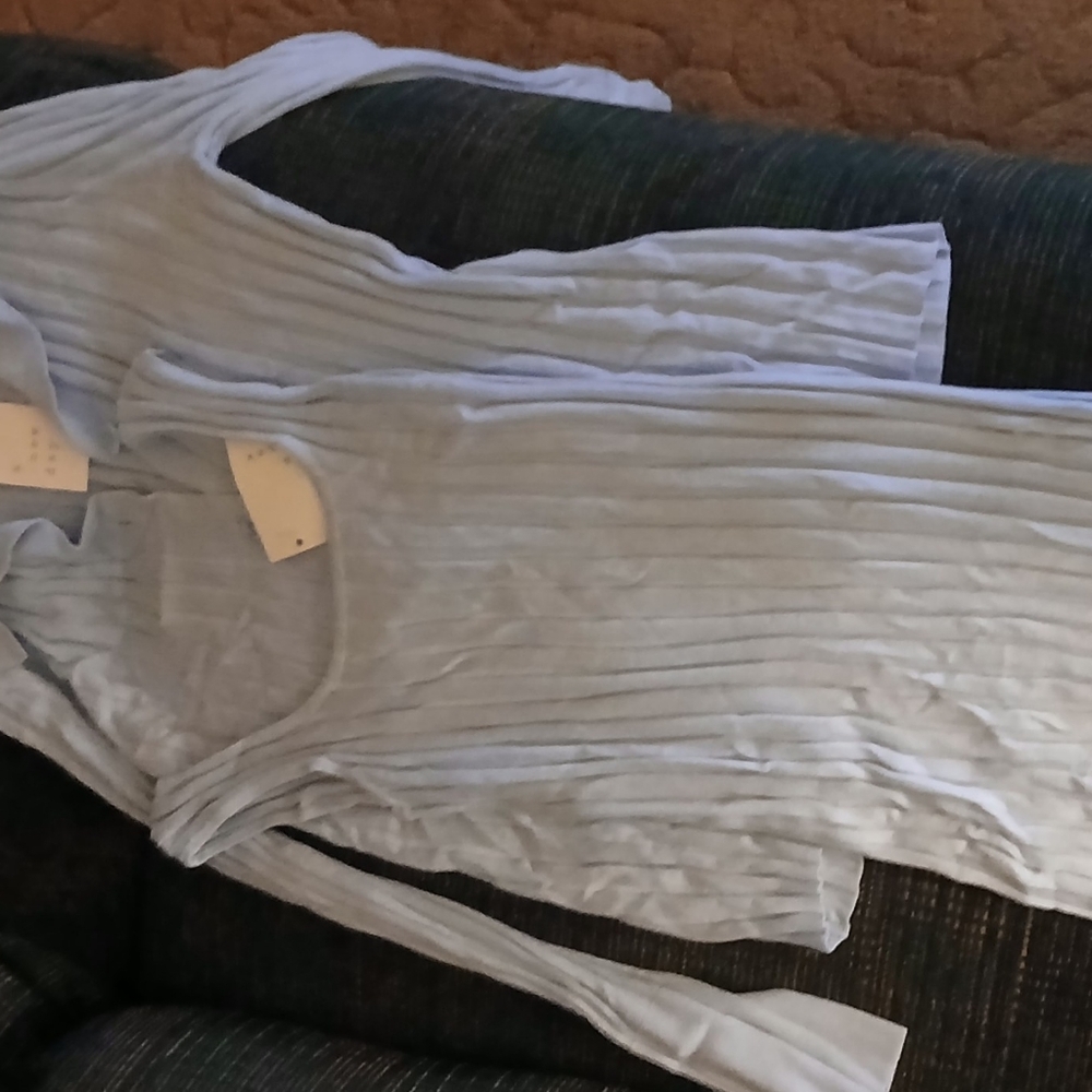 a new day Sky Blue Long Sleeve Dress